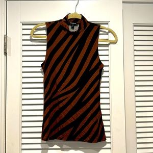 Express mock turtle neck sleeveless shirt